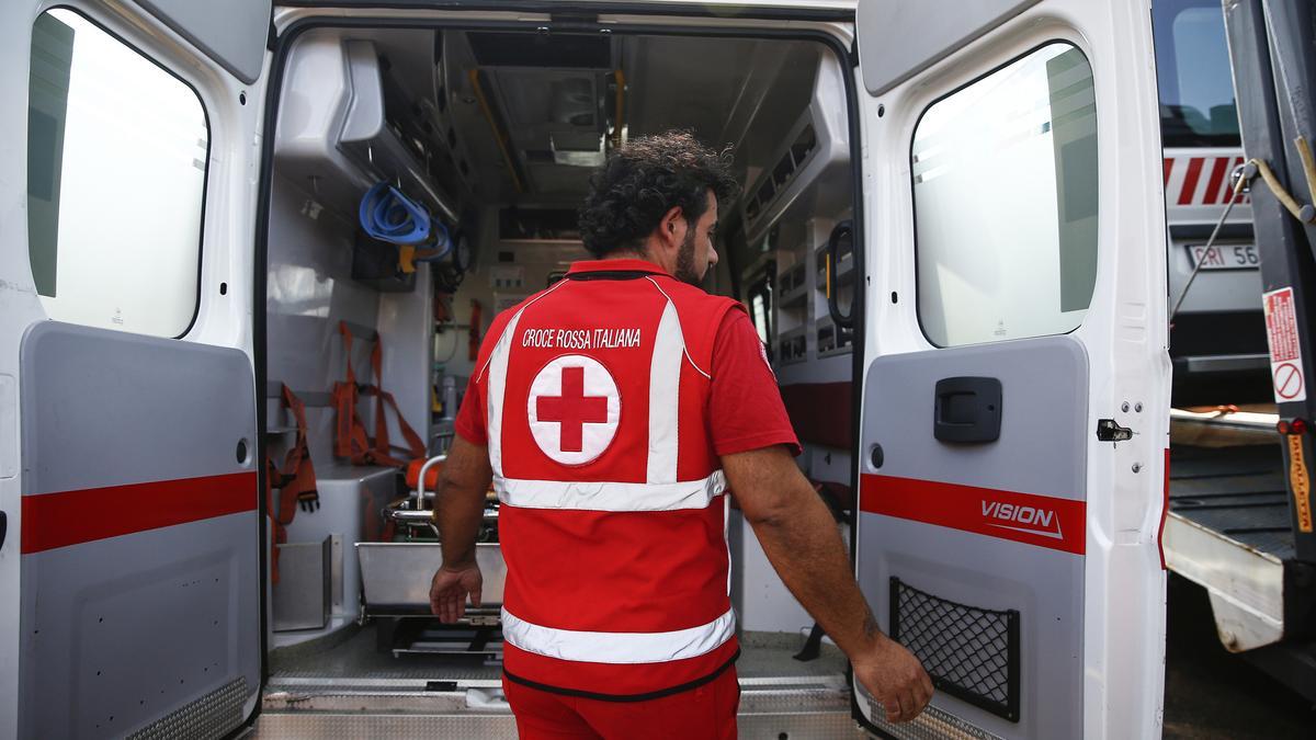 Ambulancia en Italia.