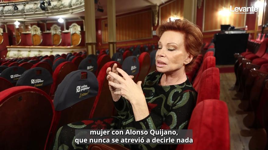 Entrevista a Paloma San Basilio por su obra 'Dulcinea' en el Olympia