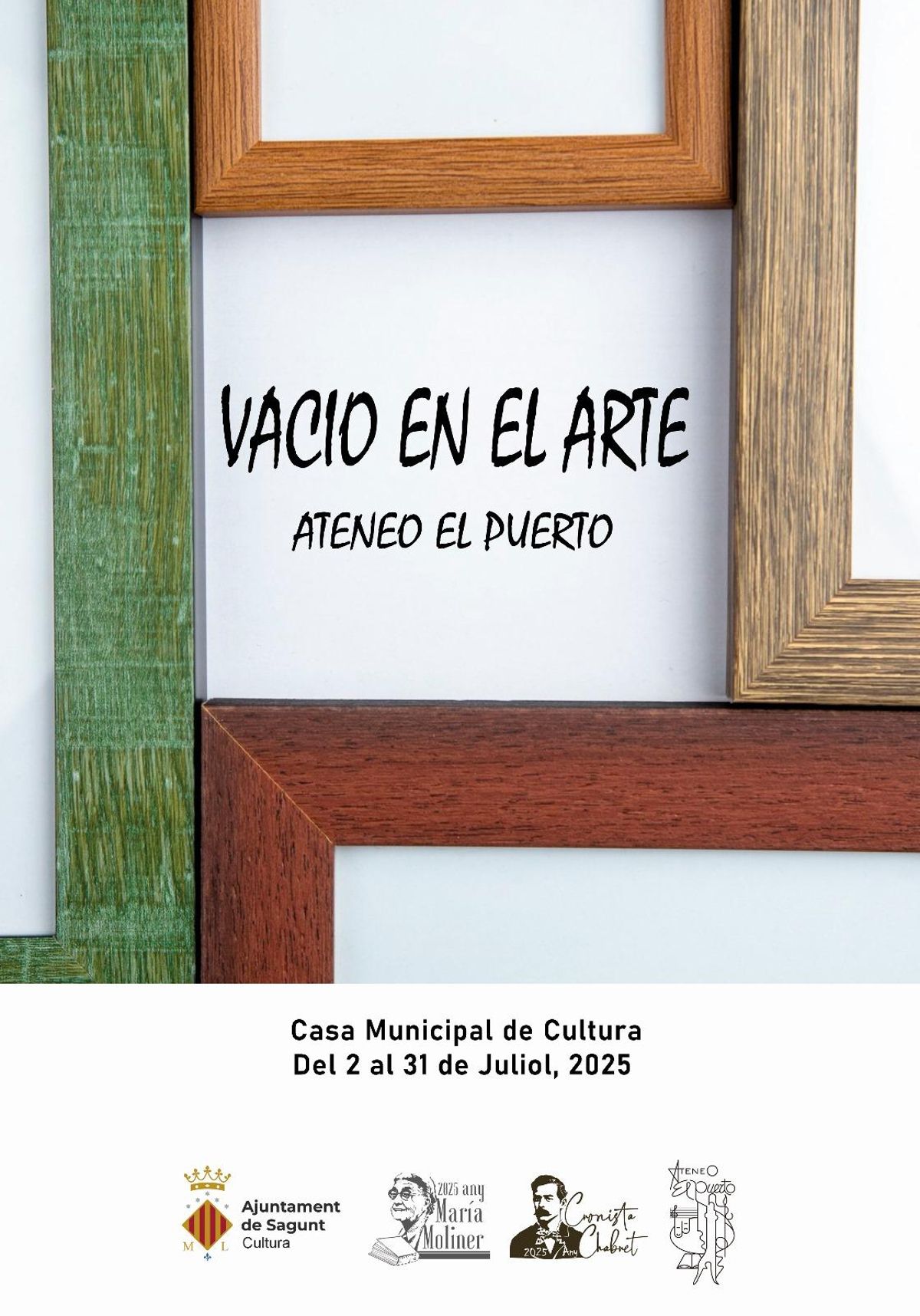 Cartel de "El Vacío en el Arte".