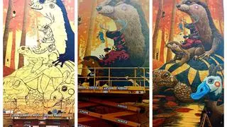 El artista de Ontinyent Dulk opta al premio de "Mejor mural del mundo"