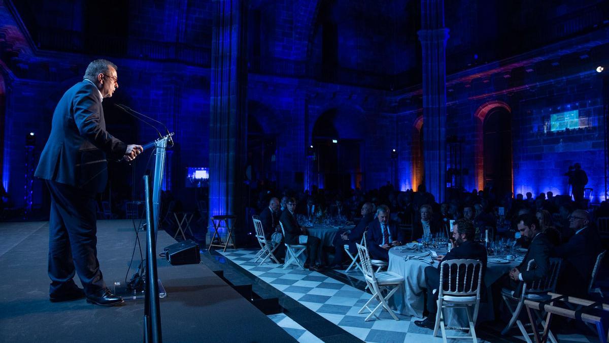 Albert Sáez, director de El Periódico, en la pasada edición de los premios Empresa del Año.