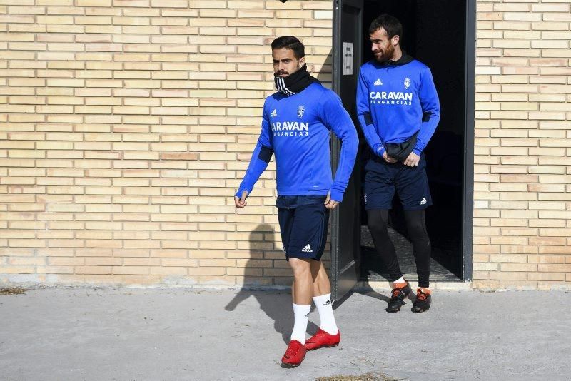 Entrenamiento del Real Zaragoza 24/2/2018