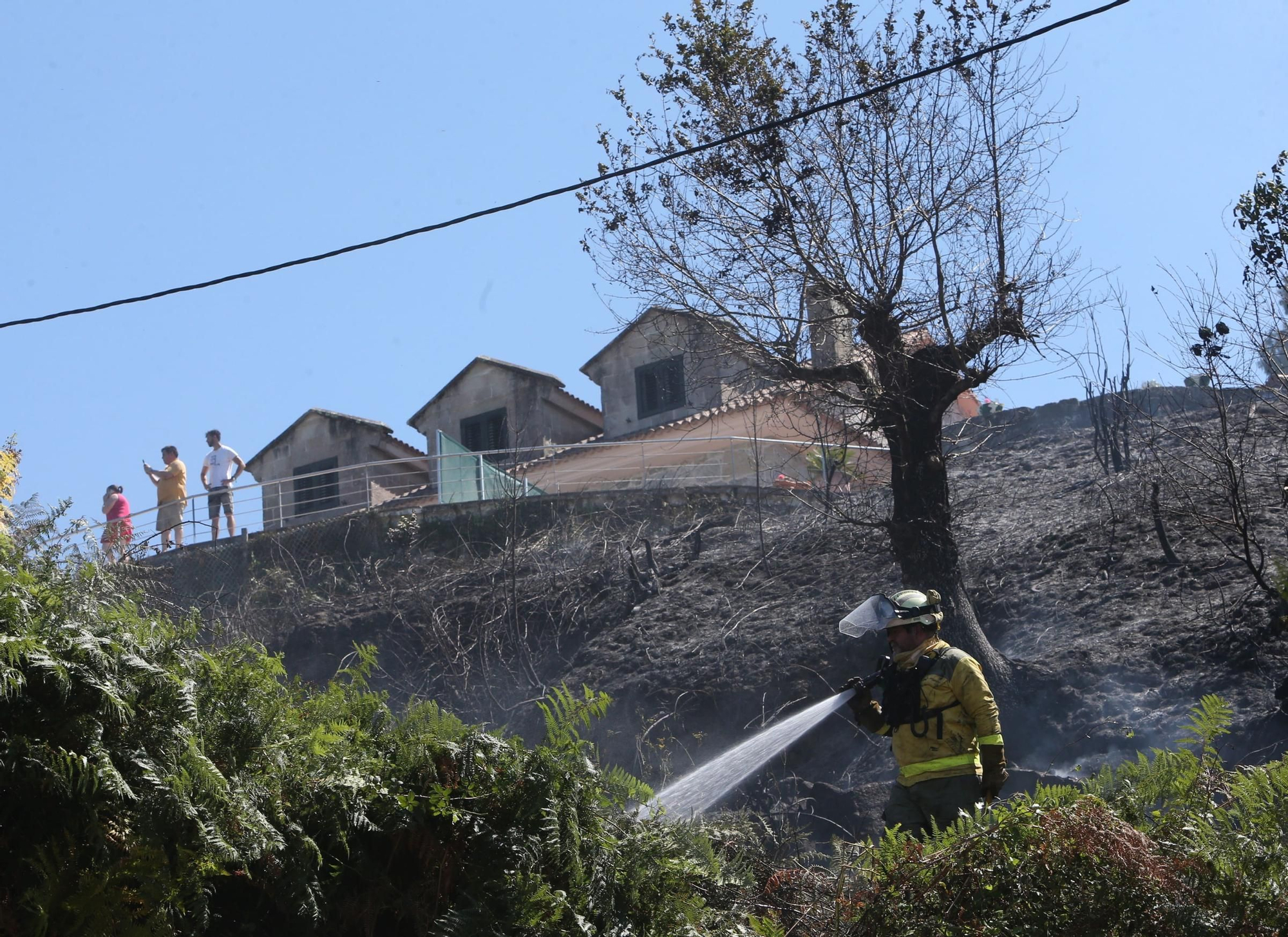 Segundo incendio en dos días en Bueu (I)