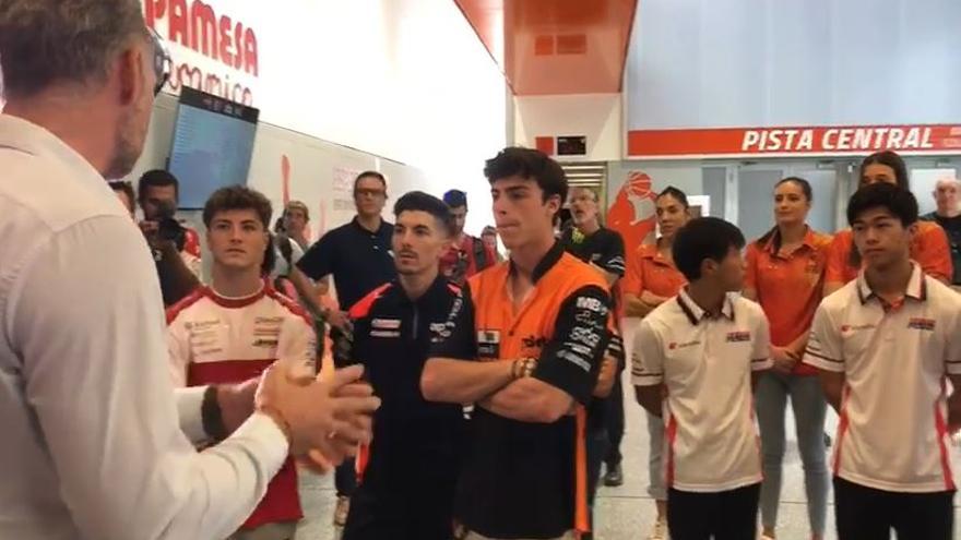 Los pilotos de MotoGP en L'Alqueria