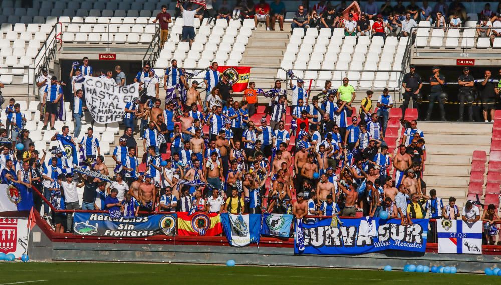 El Hércules empata en Las Gaunas ante el Logroñés y pasa a la final del playoff de ascenso