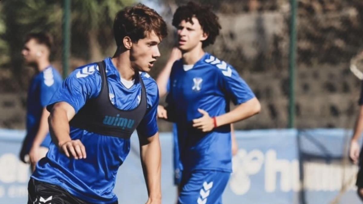 Carbajal, con el CD Tenerife.
