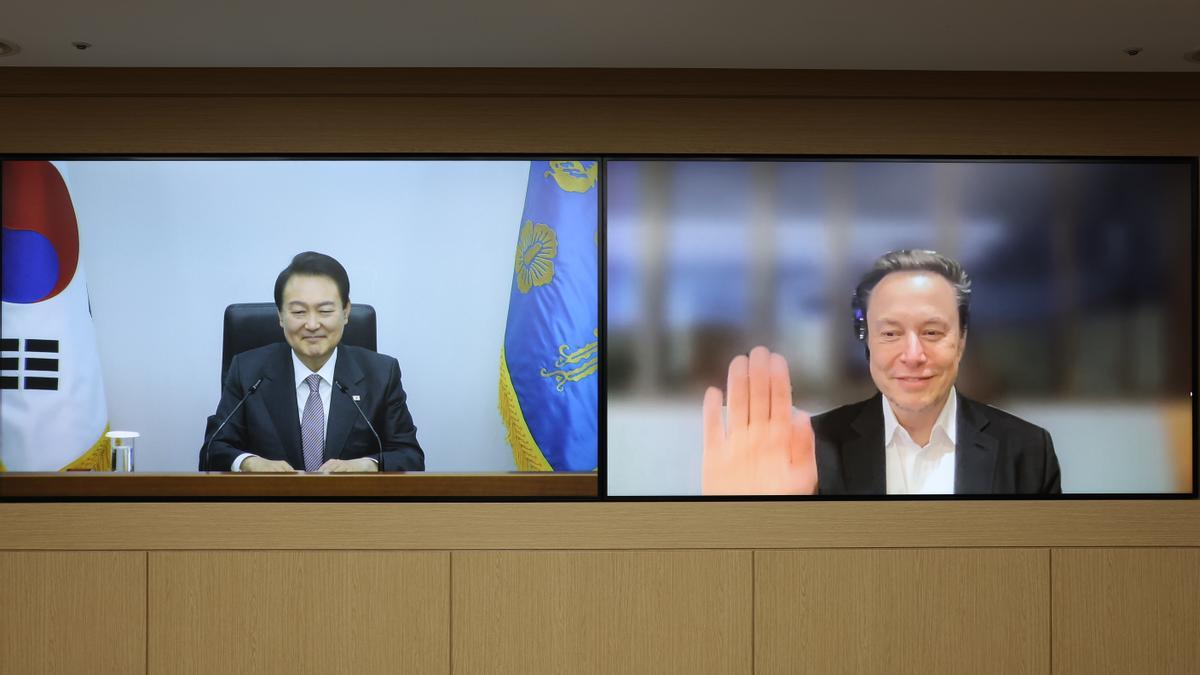 Corea del Sur le pide a Elon Musk que instale una planta de Tesla en el país.