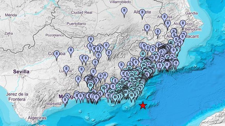 Sentido en Córdoba, Cabra y Villa del Río un terremoto de 5,5 grados con epicentro en Almería