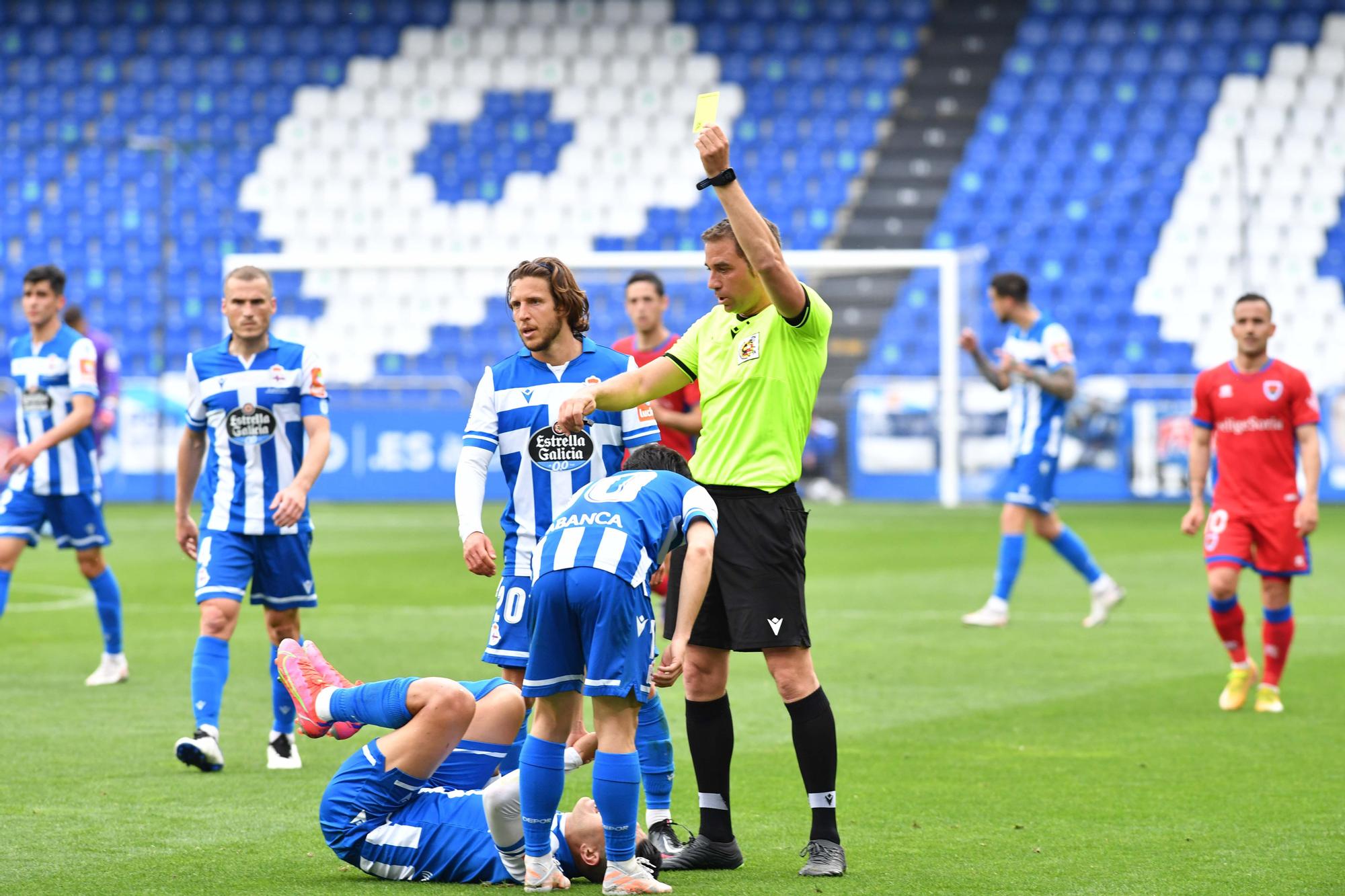 El Deportivo le gana 2-1 al Numancia