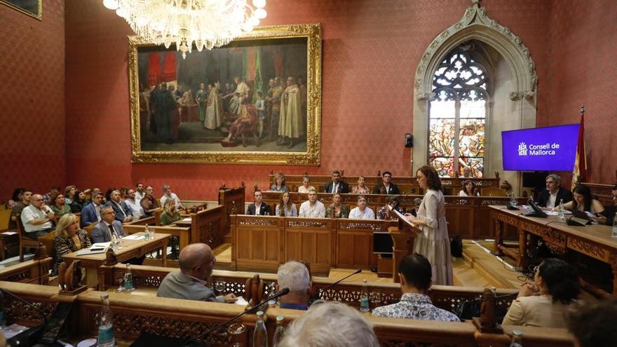 El pleno del Consell de Mallorca.