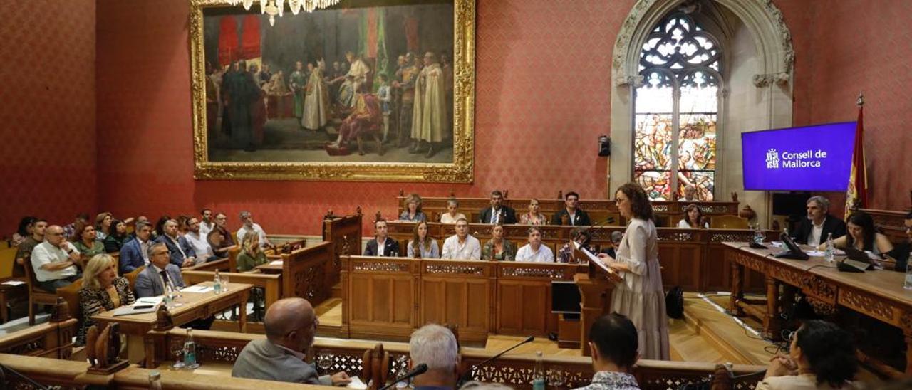 El pleno del Consell de Mallorca.