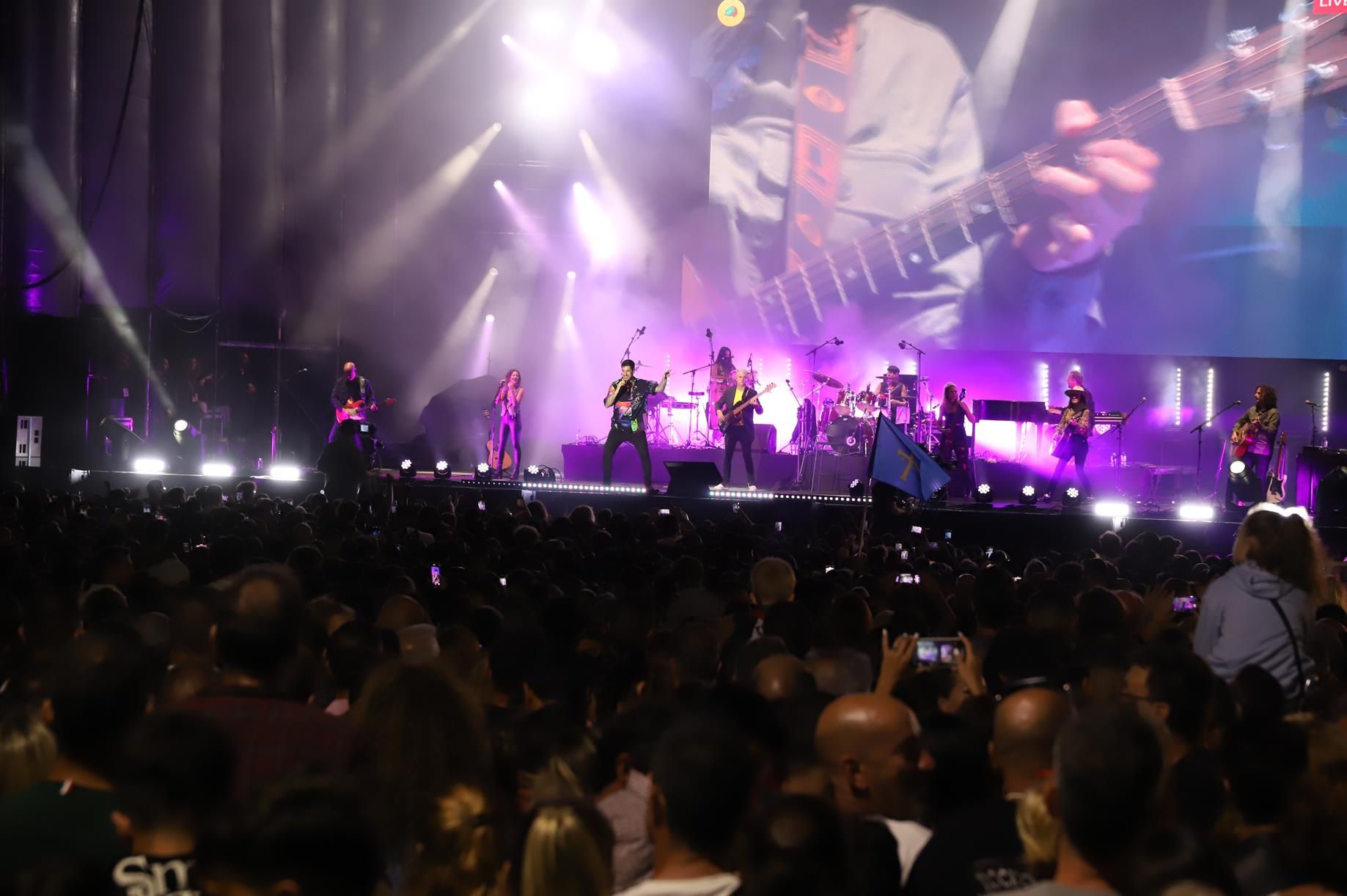 Concierto de Melendi en las fiestas de Los Dolores, en Lanzarote