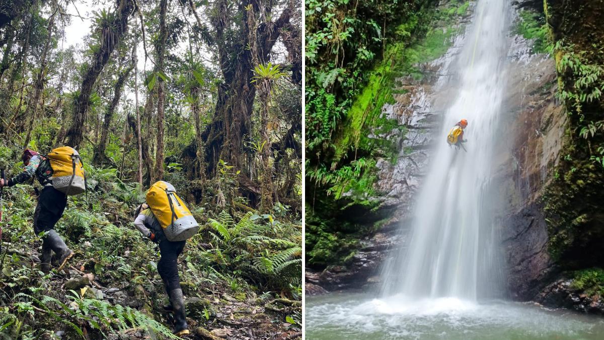 La aventura barranquista de un placentino en Ecuador