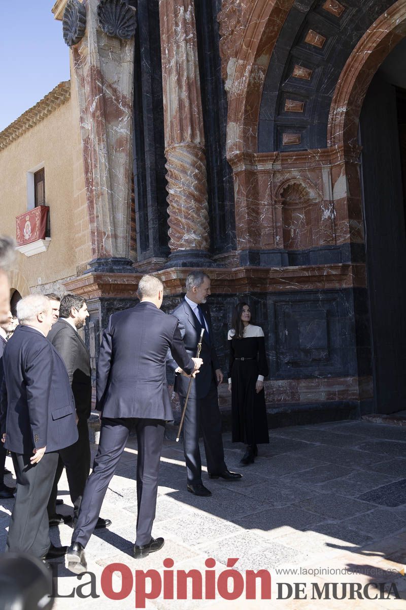 Visita de los reyes de España a Caravaca (explanada de la Basílica)
