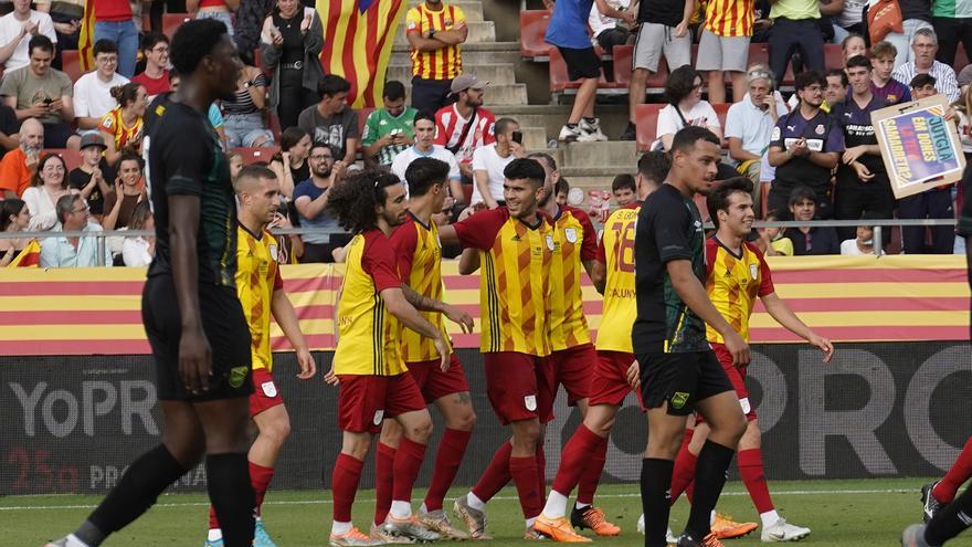 Festival golejador de Catalunya contra Jamaica (6-0)