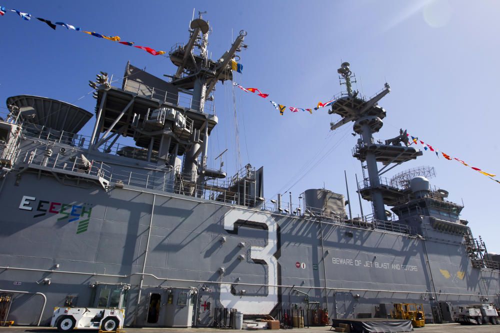 El portaaviones del ejército norteamericano USS Kearsarge