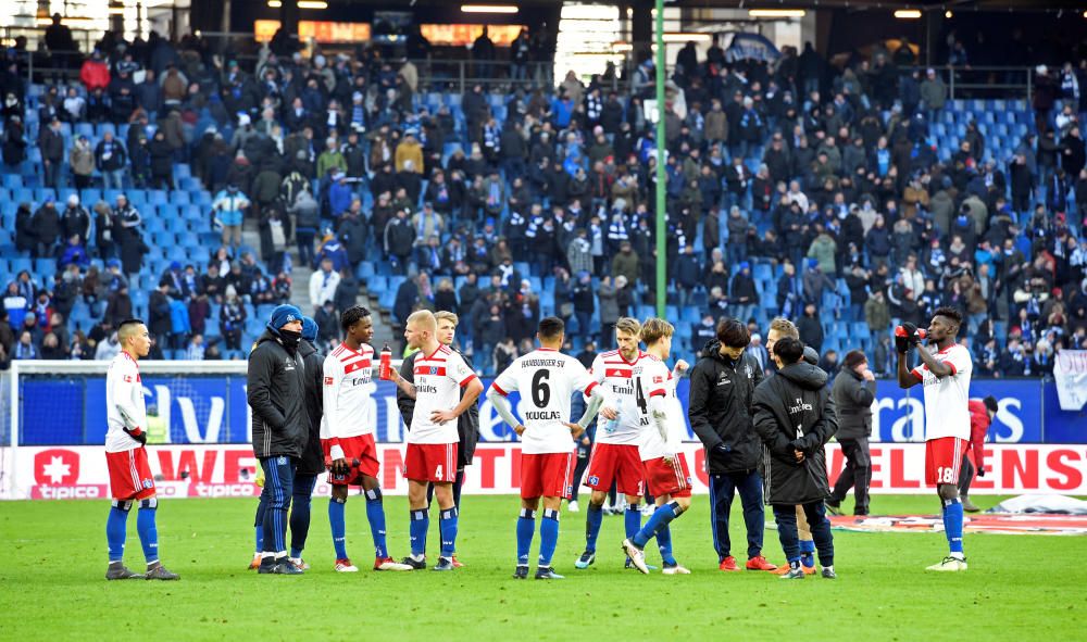 Nueve heridos en el Hamburgo-Hertha de Berlin