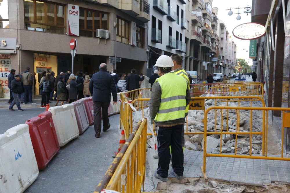 Cruzada contra las obras del centro de Elche