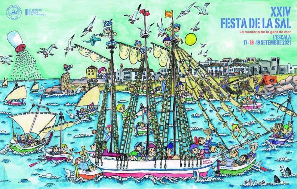 L’art de la ninotaire Pilarín Bayés immortalitza la Festa de la Sal en un conte il·lustrat
