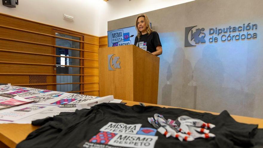 La Diputación de Córdoba pide responsabilidad para evitar agresiones sexuales o situaciones violentas en fiestas con la campaña ‘Misma fiesta. Mismo respeto’