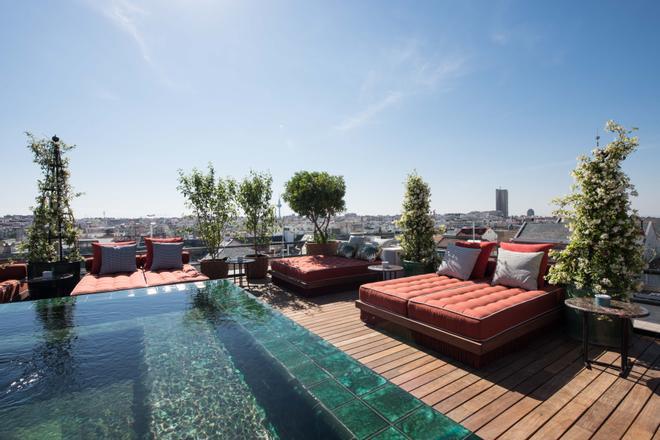 Terraza del Bless Hotel de Madrid