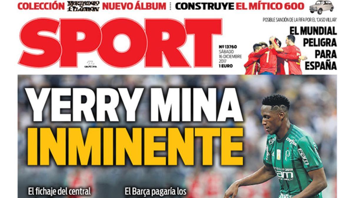 La portada de SPORT de hoy