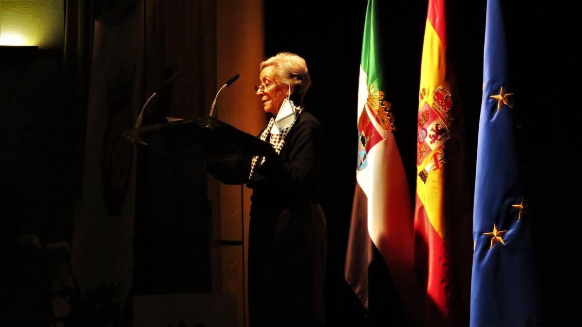 Intervención de Antonia Calero, hija de don Juan