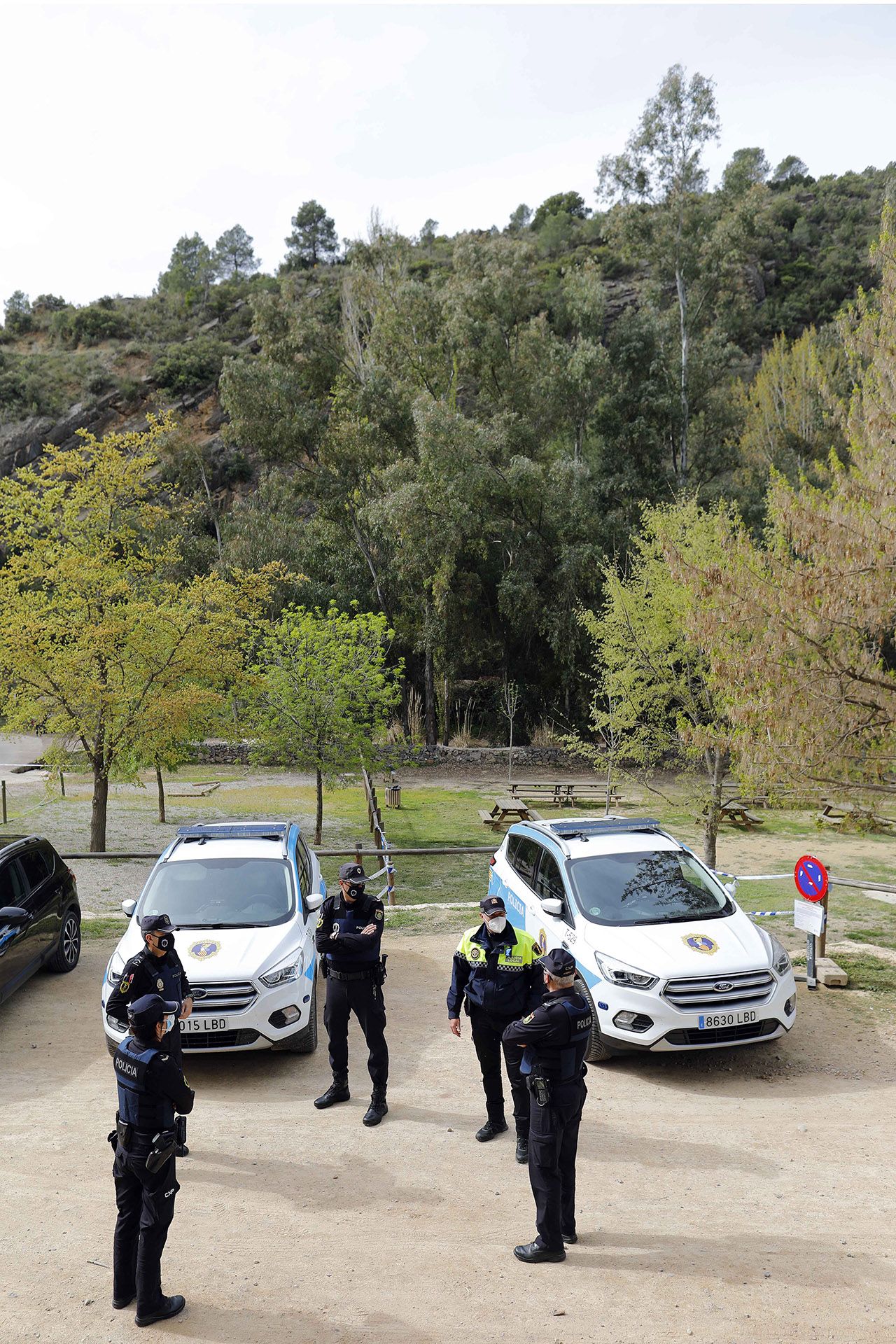 Dispositivo de la policía autonómica en zonas recreativas