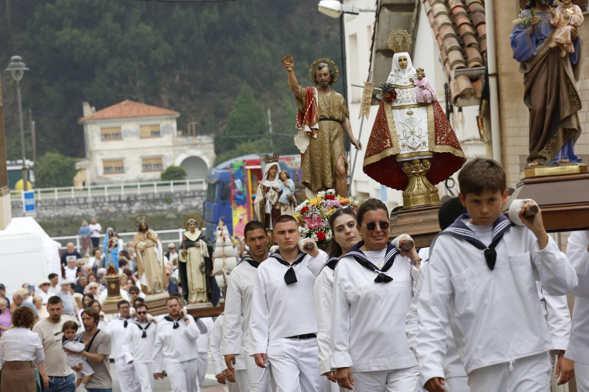 Así fue la procesión marinera de San Juan de la Arena