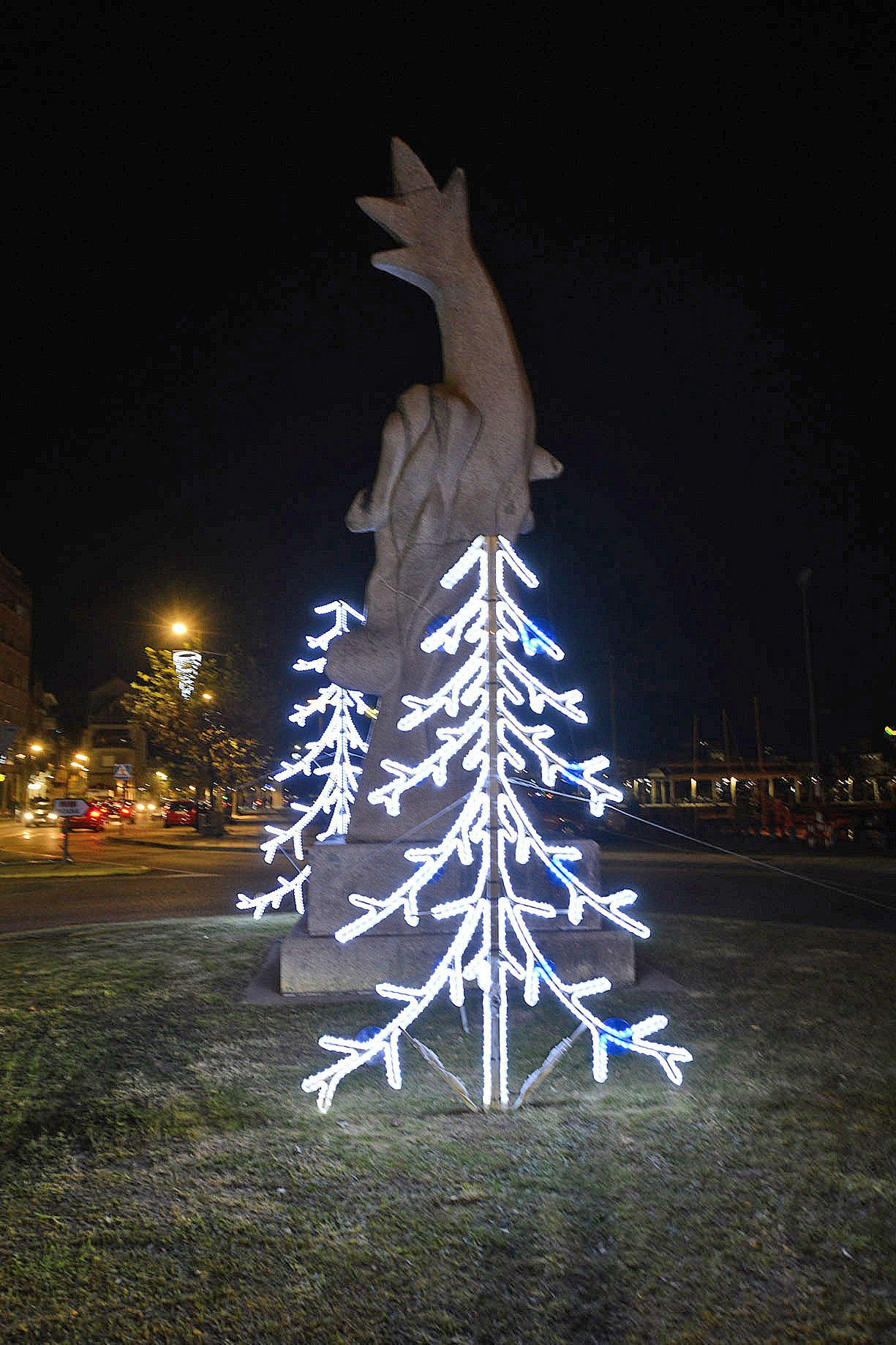 La iluminación navideña en O Morrazo. Las luces en Cangas