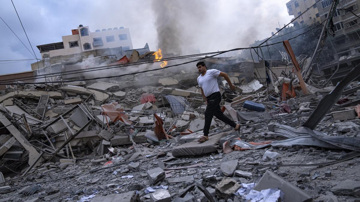 Destrucción en Gaza después de que Israel recupere el control en la zona fronteriza