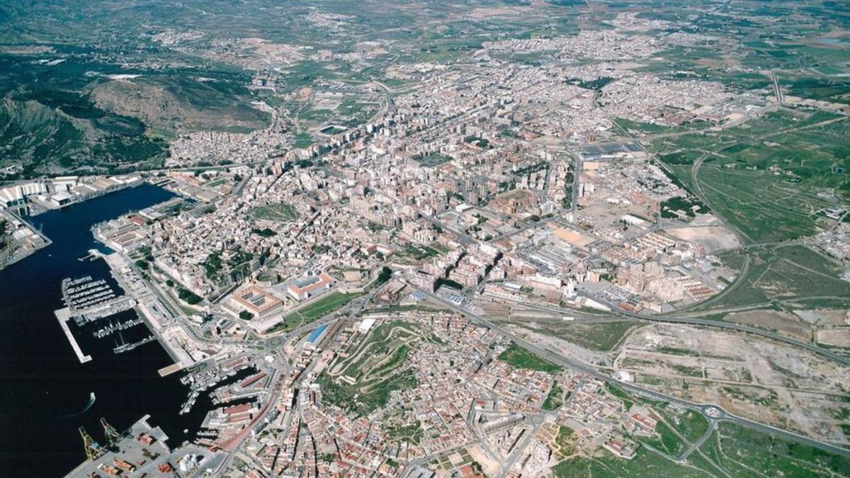 Vista aérea de la ciudad de Cartagena. | A.C.