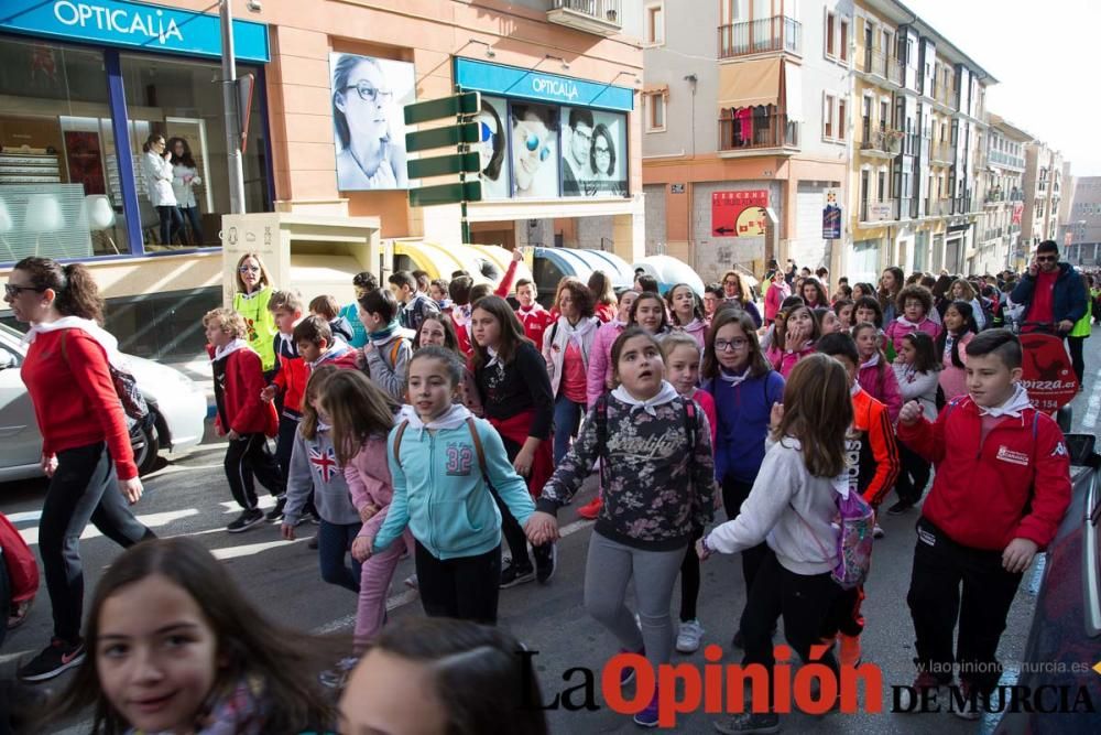 Marcha en el Día del Cáncer Infantil en Caravaca