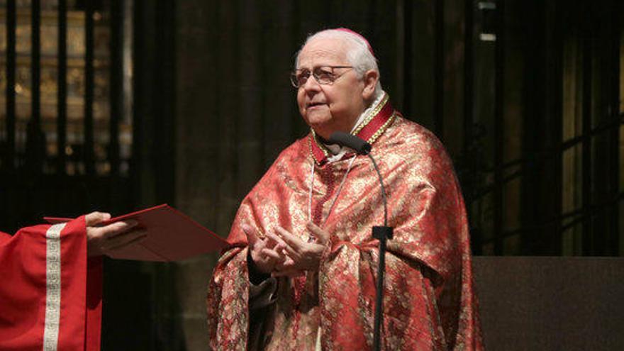 Monsenyor Francesc Pardo, bisbe de Girona.