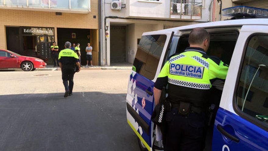 Imatge d&#039;arxiu d&#039;una patrulla de la Guàrdia Urbana de Figueres