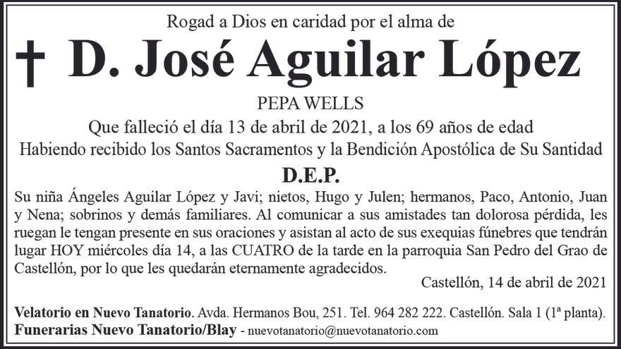 D. José Aguilar López