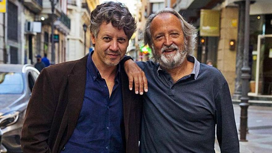 Iván Gisbert (izqda.) y Juan Luis Mira, ayer. |