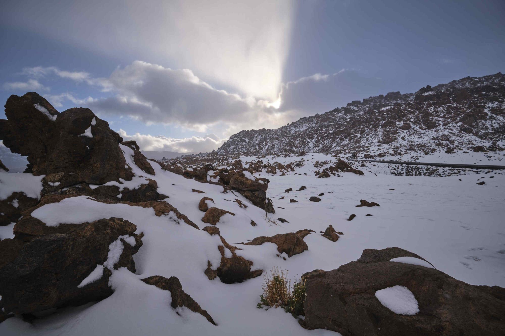 Nevada en el Teide