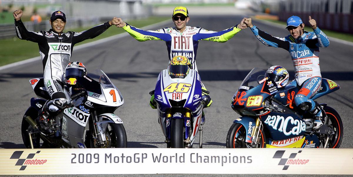 Los campeones del mundo en la historia del Gran Premio de la Comunitat Valenciana