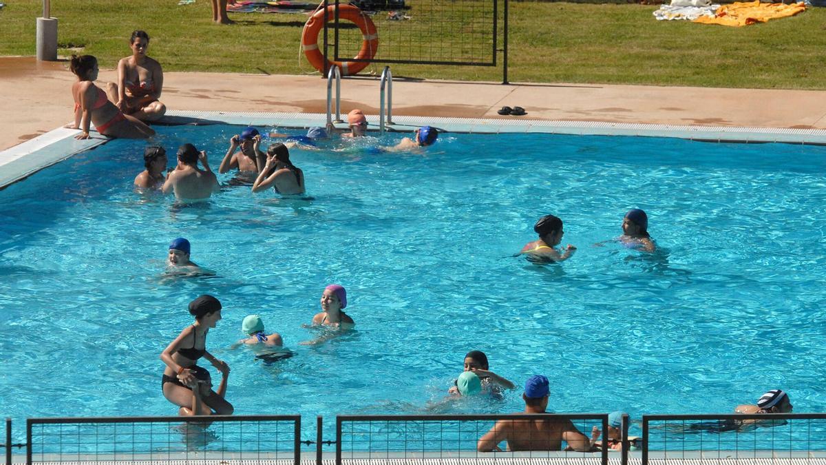 A piscina municipal de Lalín.