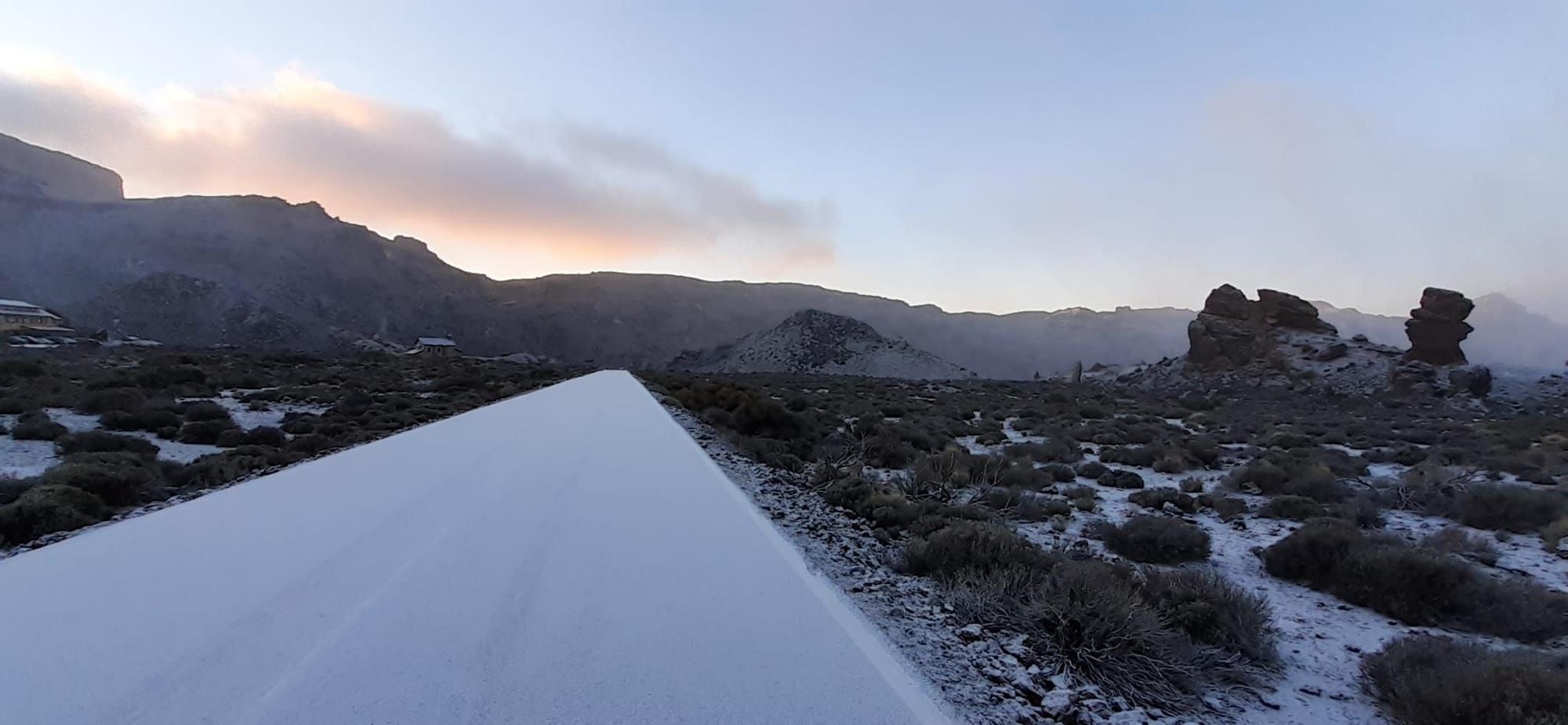 Las imágenes de la nevada en Tenerife