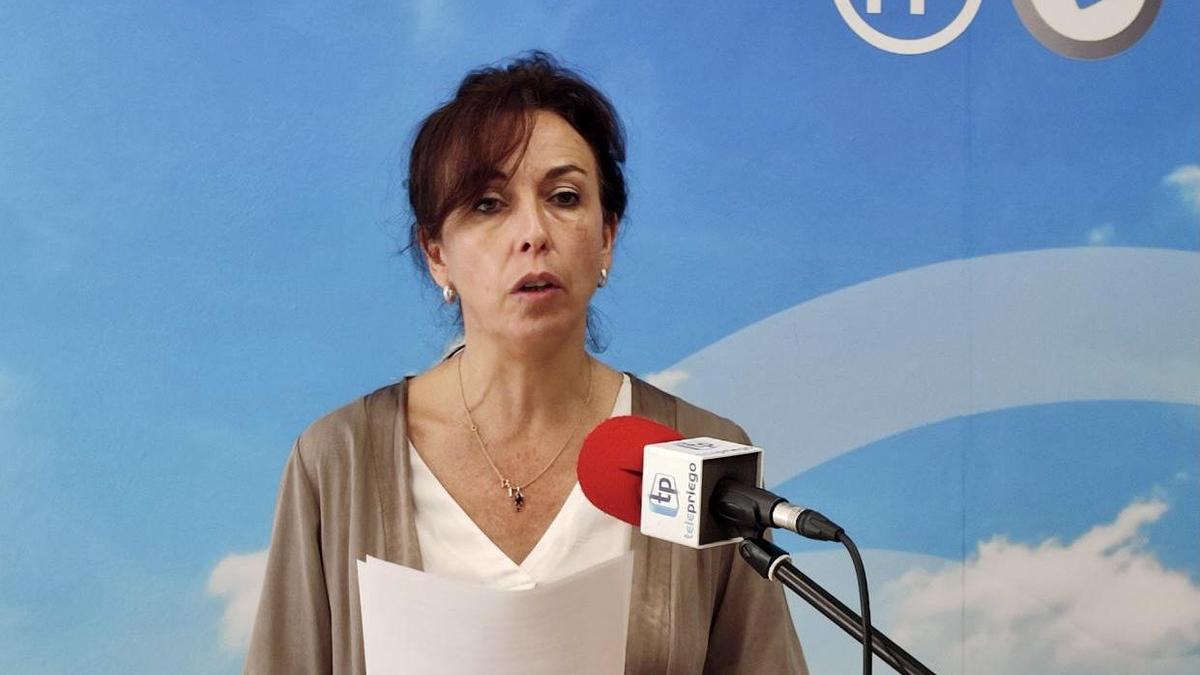 La portavoz del PP en la Diputación de Córdoba, María Luisa Ceballos.