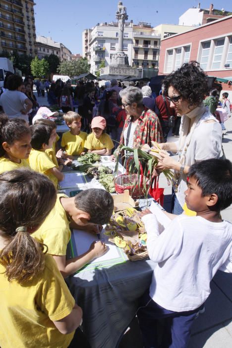 Uns 300 infants fan de paradistes per un dia al Mercat del Lleó