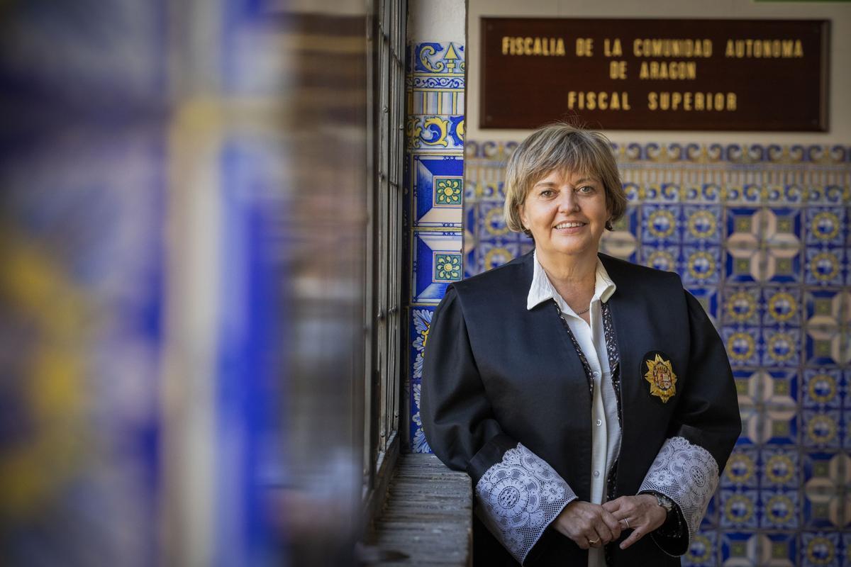 María Asunción Losada tomó posesión como fiscal superior de Aragón hace un año.