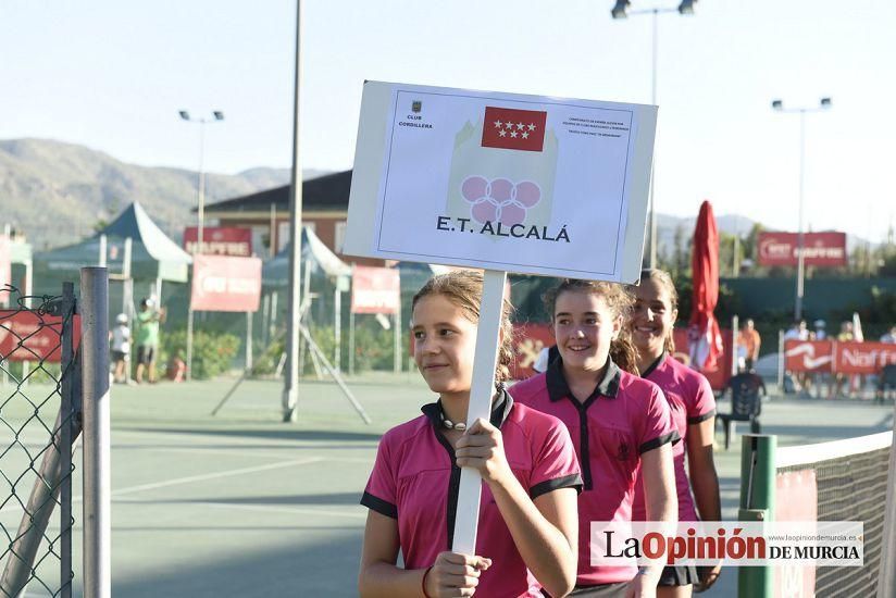 Inauguración del Campeonato Nacional de Tenis Alevín en el Club Cordillera