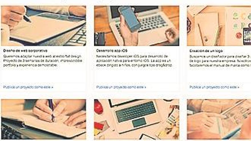 Ofertas en internet para freelance y autónomos