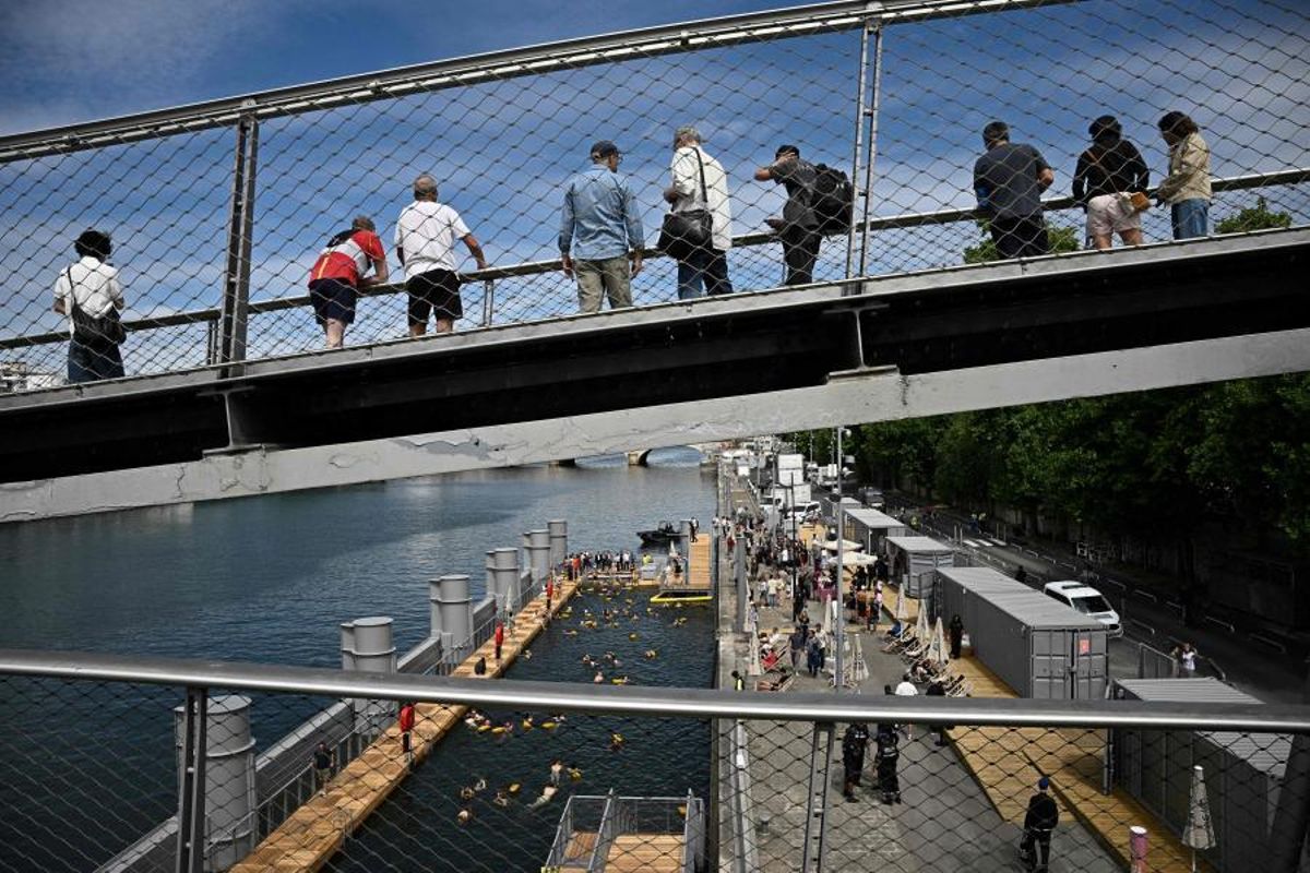 París vuelve a nadar en el Sena después de más de un siglo
