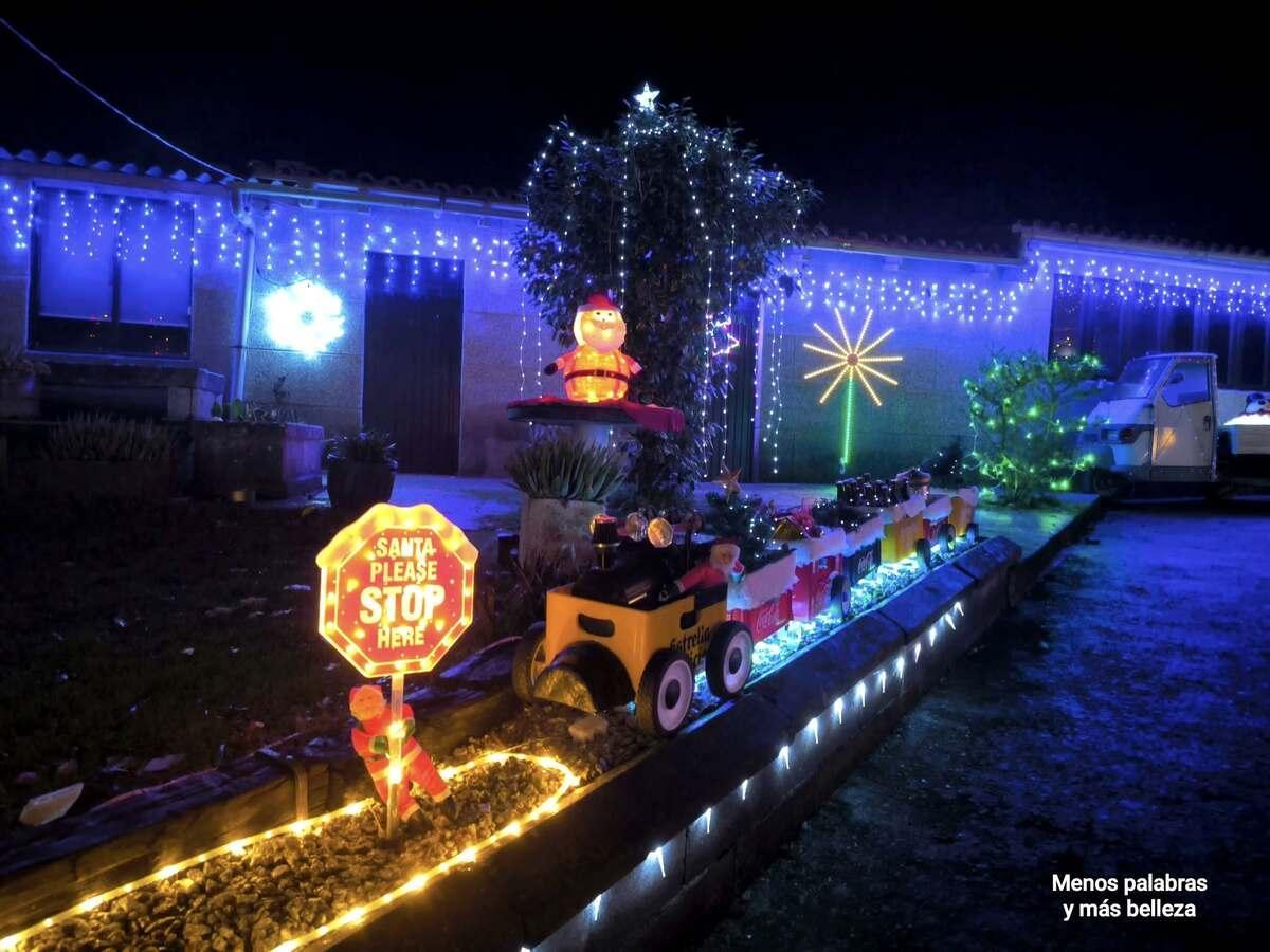 Una casa decorada en A Mioteira