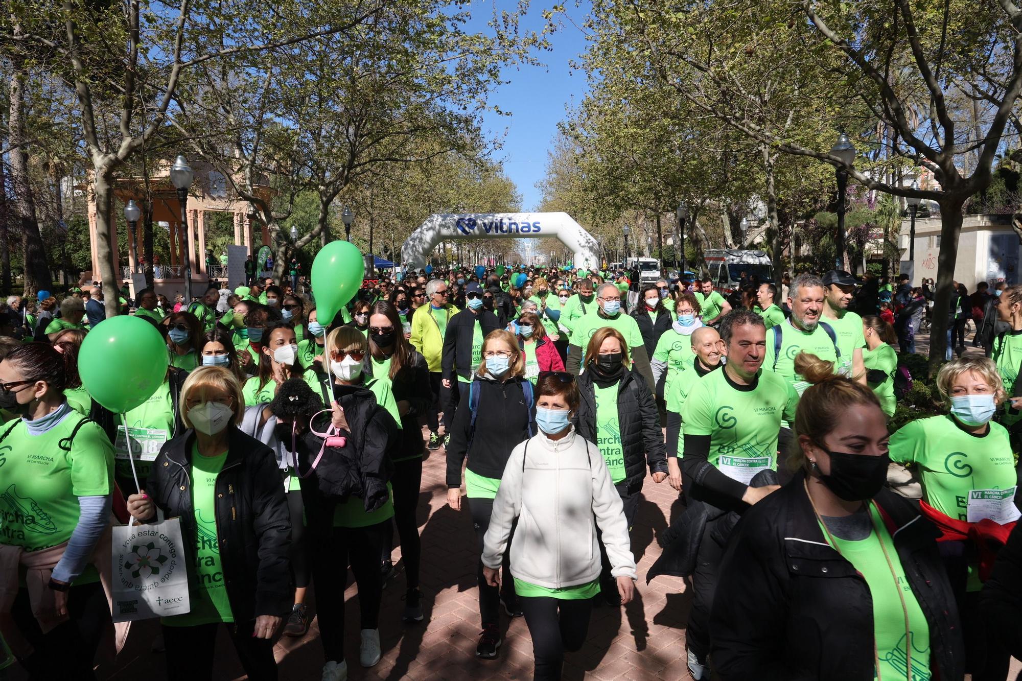 Búscate en la marcha verde contra el cáncer de Castellón