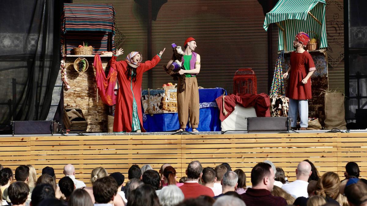 Un momento de la representación.